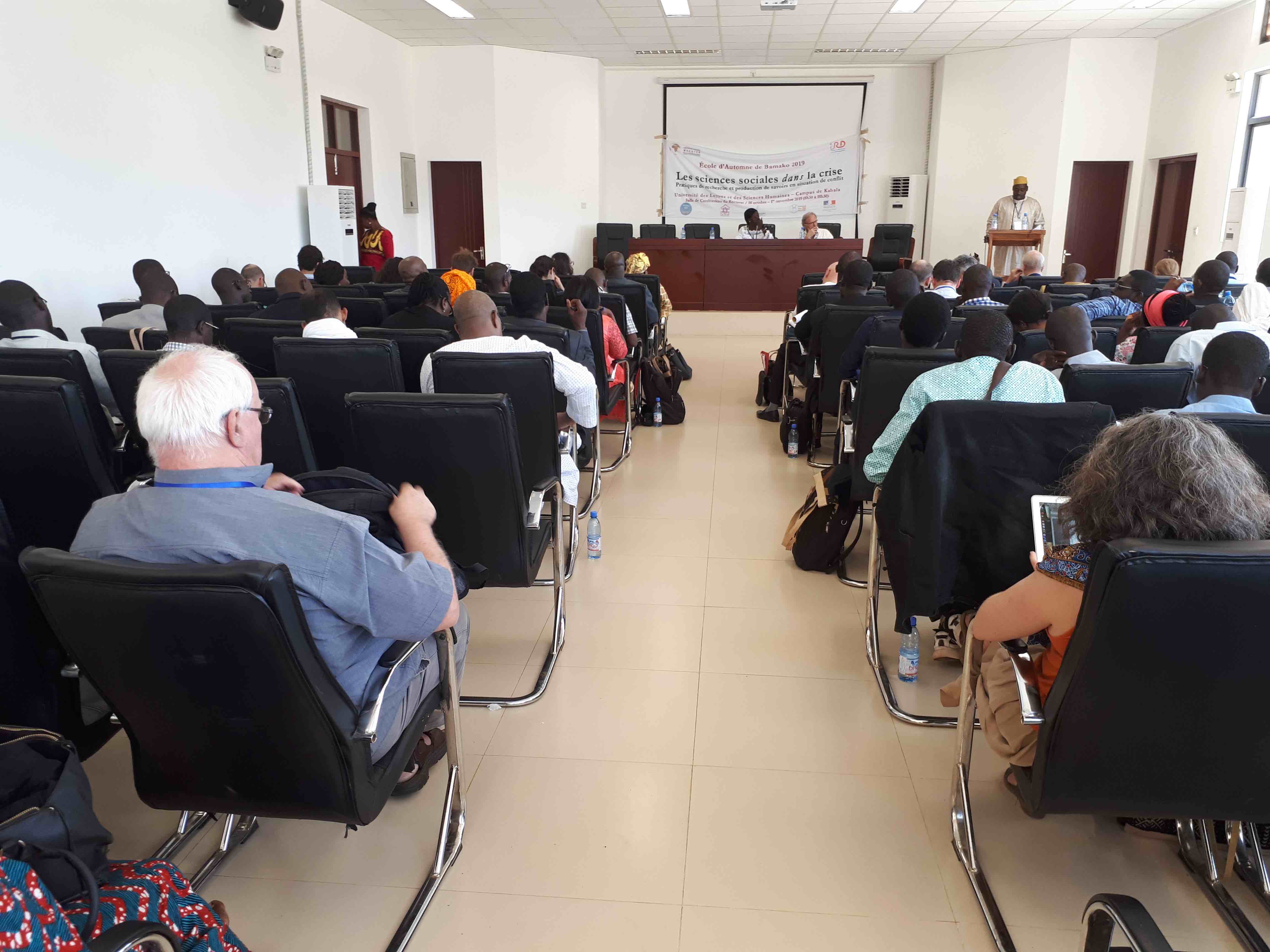 Ecole d'Automne 2019 : les conférenciers et le public