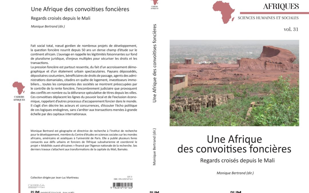 Parution de l’ouvrage « Une Afrique des convoitises foncières »