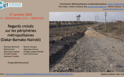 Séminaire de la commission « Métropolisation et périurbanisation »