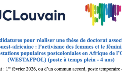 Appel à candidatures