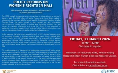 WEBINAIRE – Réformes politiques relatives aux droits des femmes au Mali