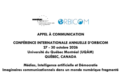 APPEL À COMMUNICATION